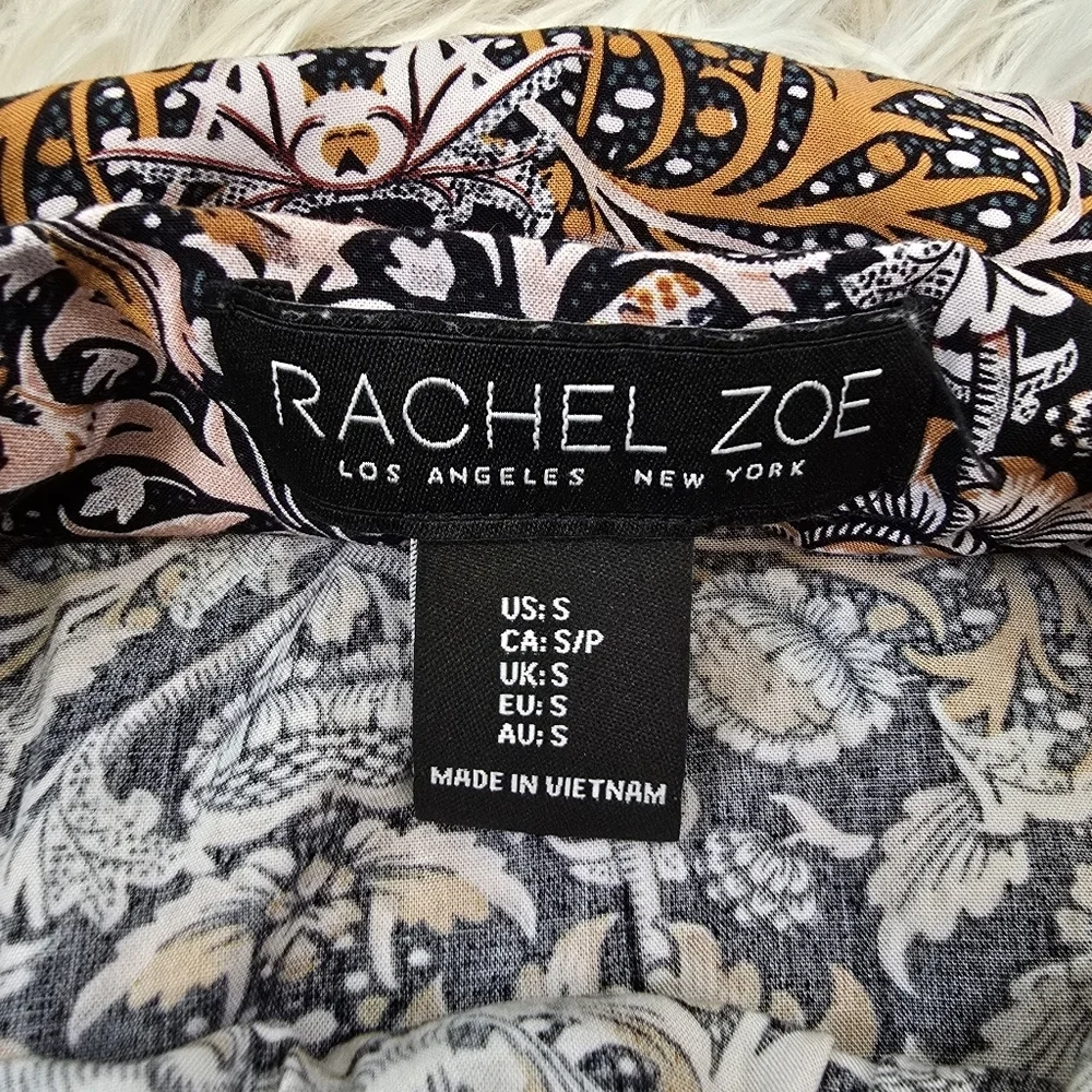 Rachel Zoe Spaghetti Strap Bohemian Floral Maxi Dress Oversized Small - Picture 2 of 8